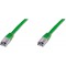 DIGITUS CAT 5e SF-UTP Patch Cable, 1m, Cable reseau LAN DSL Ethernet, PVC, AWG 26/7, Vert