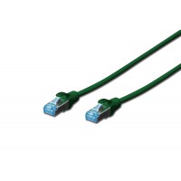 CAT 5e SF-UTP Cable de brassage, Cu, PVC AWG 26/7, length 3 m, color green