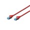 Digitus Patch Cable, SFTP, CAT5E, 3 m, Rouge - cable reseau (SFTP, CAT5E, 3 m, Rouge, Rouge)