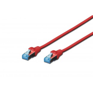 Digitus Patch Cable, SFTP, CAT5E, 3 m, Rouge - cable reseau (SFTP, CAT5E, 3 m, Rouge, Rouge)