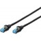 DIGITUS DK-1531-050/BL Cable Ethernet Noir