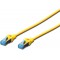 DIGITUS Cable Patch, sFTP, Cat5e, 5 m, Yellow - Cable de reseau (SFTP, Cat5e, 5 m, Jaune, Jaune)