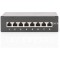 DIGITUS Panneau de raccordement 8 Ports categorie 6 blinde Noir