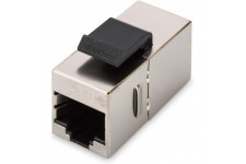 Module DIGITUS Keystone, connecteur Cat 5e, 2x prise RJ45 (8P8C), pour panneau de brassage modulaire, blinde a  360°.