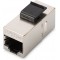 Module DIGITUS Keystone, connecteur Cat 5e, 2x prise RJ45 (8P8C), pour panneau de brassage modulaire, blinde a  360°.