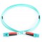 DIGITUS FO cable patch OM3 - 3 m LC a  LC cable fibre optique - LSZH - Duplex Multimode 50/125µ - 10 GBit/s - Turquoise