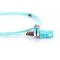 DIGITUS FO cable patch OM3 - 2 m LC vers SC cable fibre optique - LSZH - Duplex Multimode 50/125µ - 10 GBit/s - Turquoise