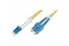 DIGITUS DK-2932-01 cable de Fibre Optique 1 m LC SC Jaune
