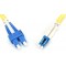 DIGITUS LWL cable patch OS2 - 5 m LC vers SC cable fibre optique - LSZH - Duplex monomode 09/125µ - 10 GBit/s - jaune