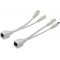 Cable adaptateur PoE passif DIGITUS - Fast Ethernet - cable injecteur & cable repartiteur - fiche et prise DC 5.5mm