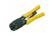 Pince a  sertir pour connecteurs modulaires DIGITUS - Cable patch - Cable reseau RJ45 - RJ12 RJ11 - Cable rond et cable plat