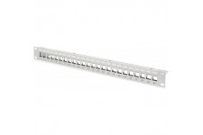 DIGITUS Patch Panel Modular - 24 Ports - 1U - Blinde - pour modules Keystone - 19 inch Rack - Gris