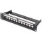 Digitus Professional DN de 91420 Panneau de Brassage modulaire blinde, 12 Ports, Blank, 1U, 254 mm, 25, 4 cm (10 Pouces) Rack Mo