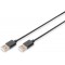 DIGITUS Cable USB 2.0 type A M/M. AWG 30 Noir 3 m