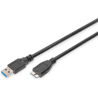 Electronic 1.8m USB 3.0 cable USB 1,8 m USB 3.2 Gen 1 (3.1 Gen 1) USB A Micro-USB B Noir, Gris
