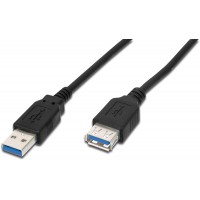 Electronic AK-300203-030-S cable USB 3 m USB 3.2 Gen 1 (3.1 Gen 1) USB A Noir