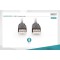 DIGITUS 1 m de Long USB 2.0 A Male - A Male Connexion cable - Noir