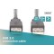 DIGITUS 1 m de Long USB 2.0 A Male - A Male Connexion cable - Noir