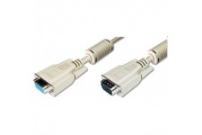 Digitus AK-310203-100-E Cable AWG28 10 m Beige, Argent