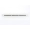 DIGITUS LSA Patch-Panel Cat-6A - 24 Ports - 1 U - Blinde - Classe EA - Volet anti-poussiere - Gris RAL 7035