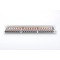 DIGITUS LSA Patch-Panel Cat-6A - 24 Ports - 1 U - Blinde - Classe EA - Volet anti-poussiere - Gris RAL 7035