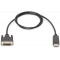 Digitus AK-340301-020-S Adaptateur DisplayPort vers DVI Noir