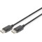 DIGITUS Cable de Connexion DisplayPort DP St/St 2,0 m M/Verrouillage DP 1.2 Ultra HD 4 K SW