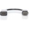 DIGITUS Adaptateur, fiche displayPort HDMI A Embrayage 0.15M