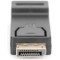DIGITUS Adaptateur, DP - HDMI Type A, avec Verrouillage, DisplayPort DP 1.1 A, Full HD, Noir