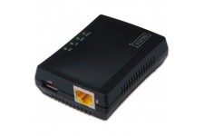 DIGITUS Fast Serveur Reseau USB Ethernet, Multifonction pour NAS, Concentrateur USB, Imprimante, Lecteur DVD, 1 port, USB 2.0, R