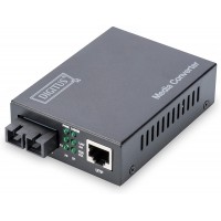 DIGITUS Professional Convertisseur de supports DN-82121-1, Mono-mode, Gigabit Ethernet, Prise SC, Longueur d'onde 1310 nm, Jusqu