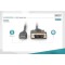 cï¿½ble HDMI 19pol St ï¿½ DVI 18+1 adapteur noir 5m