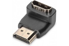 DIGITUS - HDMI Adaptateur Type A 90? Angle M/F. comp. to Former HDMI 1.3/1.4.Noir