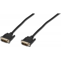 DIGITUS AK-320107-020-S Cable de Connexion DVI (18+1) male vers DVI (18+1) male Noir 2 m