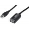 DIGITUS USB 2.0 25m cable USB USB A Noir