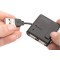 DIGITUS Concentrateur USB 4 Ports - USB 2.0 Haut debit - 480 MBit/s - Ensemble Compact - Alimentation USB - Noir