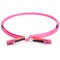 DIGITUS FO cable patch OM4 - 3 m LC a  LC cable fibre optique - LSZH - Duplex Multimode 50/125µ - 10 GBit/s - Mauve