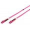 DIGITUS FO cable patch OM4 - 5 m LC a  LC cable fibre optique - LSZH - Duplex Multimode 50/125µ - 10 GBit/s - Purple