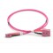 DIGITUS FO cable patch OM4 - 3 m LC vers SC cable fibre optique - LSZH - Duplex Multimode 50/125µ - 10 GBit/s - Purple