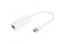 Adaptateur reseau DIGITUS via USB 3.0 - Gigabit Ethernet 1 GBit/s RJ45 - Connexion LAN supplementaire via connecteur USB-A