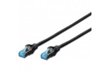 Digitus 0.50m Cat5e SF/UTP cable de reseau 0,50 m SF/UTP (S-FTP) Noir - Cables de reseau (0,50 m, Cat5e, SF/UTP (S-FTP), RJ-45, 