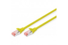 DIGITUS Cable ethernet Professionnel par Digitius - Cat 6 S-FTP 0,5 m Jaune