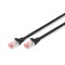 DIGITUS CAT 6 S-FTP patch cord, Cu, LSZH AWG 27/7, length 1 m, color black