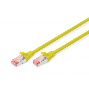 DIGITUS CAT 6 S-FTP patch cord, Cu, LSZH AWG 27/7, length 1 m, color yellow