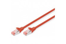 DIGITUS 2m Cat6 S-FTP - cables de reseau (RJ-45, RJ-45, Male/Male, Cat6, S/FTP (S-STP), Rouge)