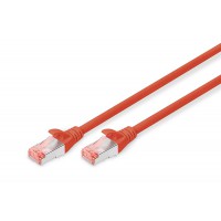 DIGITUS CAT 6 S-FTP patch cord, Cu, LSZH AWG 27/7, length 5 m, color red