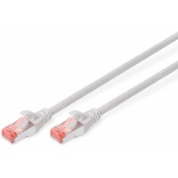 DIGITUS 10m Cat6 S-FTP cable de reseau Gris S/FTP (S-STP)