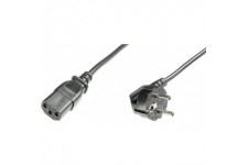 DIGITUS ASSMANN Noir 70 x Cable d'alimentation Schuko 90 ° Angled