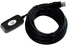 Digitus USB 2.0 5m 5m USB A USB A Male Femelle Noir cable USB