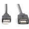 DIGITUS USB Rallonge de cable [1X fiche male A USB 2.0-1x fiche Femelle A USB 2.0] 10 m Noir